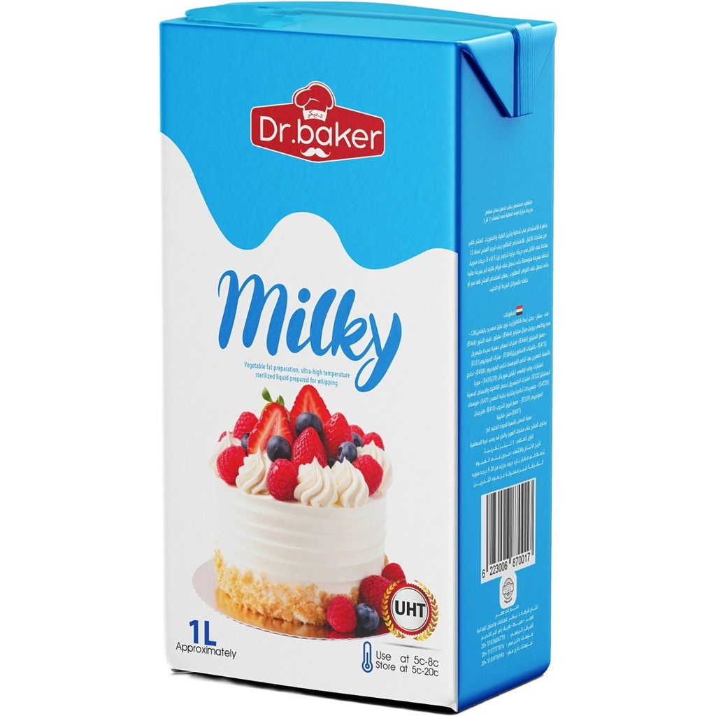 Milky Whipping Cream tetra pack  (1 Liter)