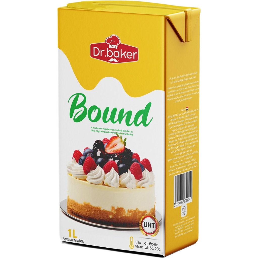 Bound Whipping Cream tetra pack  (1 Liter)