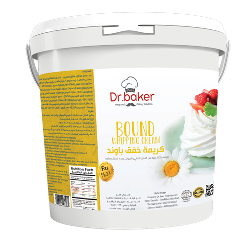 Bound whipping cream (12 liters)